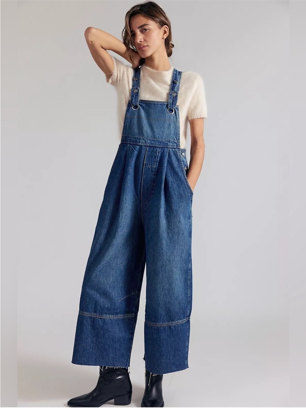 NWT! Free People We The Free Rambler Overalls Sz XS